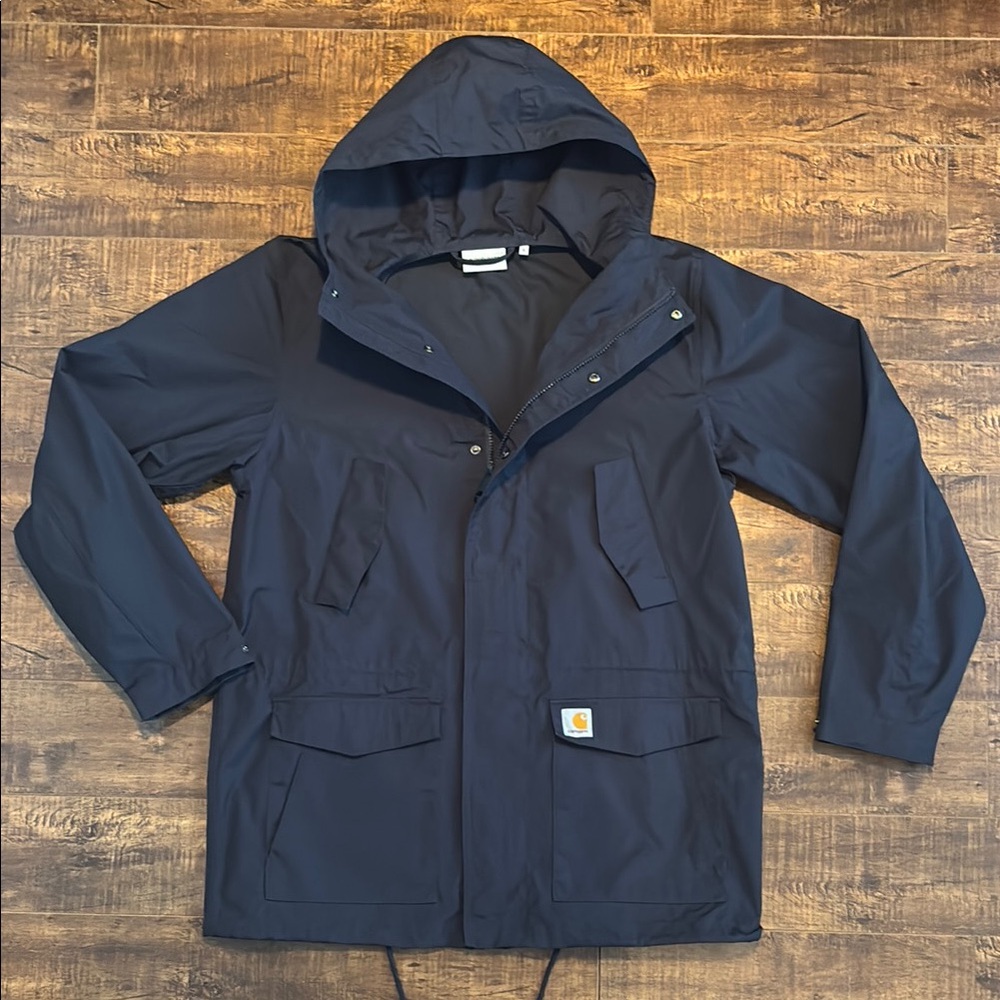 Carhartt WIP Navy Hooded Jacket